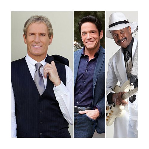 Michael Bolton, Dave Koz & Larry Graham at Wolf Trap