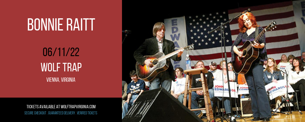 Bonnie Raitt at Wolf Trap tickets Bonnie Raitt at Wolf Trap