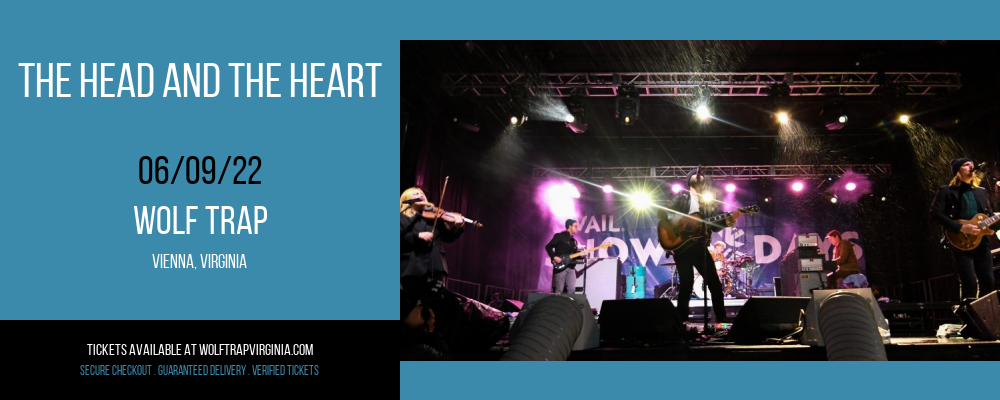 The Head and the Heart at Wolf Trap tickets The Head and the Heart at Wolf Trap