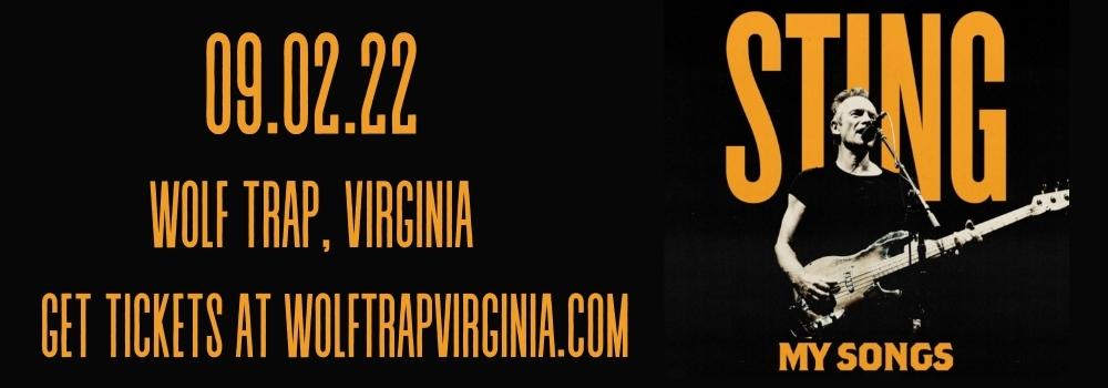 Sting at Wolf Trap tickets Sting at Wolf Trap