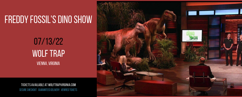 Freddy Fossil's Dino Show at Wolf Trap tickets Freddy Fossil's Dino Show at Wolf Trap