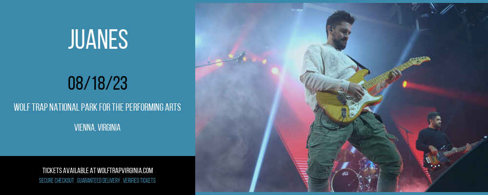 Juanes at Wolf Trap tickets Juanes at Wolf Trap