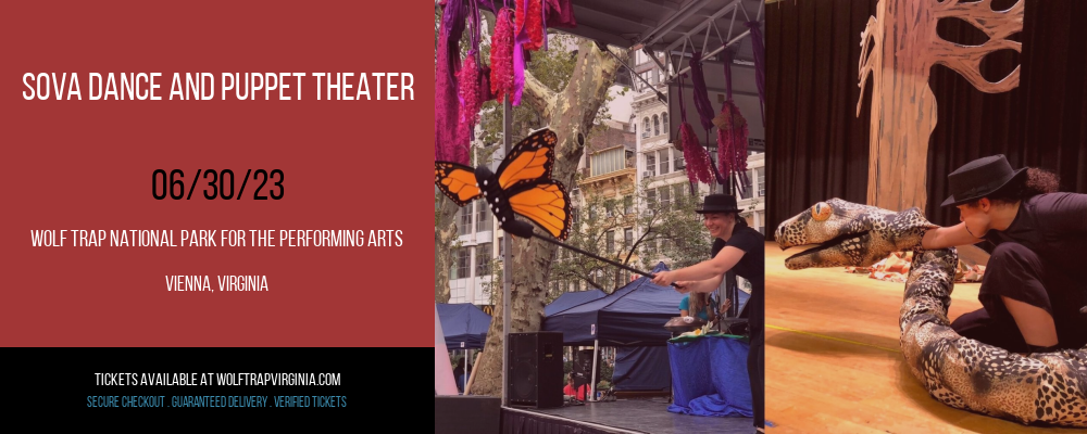 Sova Dance and Puppet Theater at Wolf Trap tickets Sova Dance and Puppet Theater at Wolf Trap