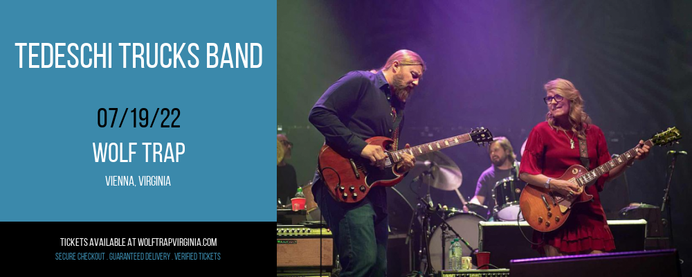 Tedeschi Trucks Band at Wolf Trap tickets Tedeschi Trucks Band at Wolf Trap