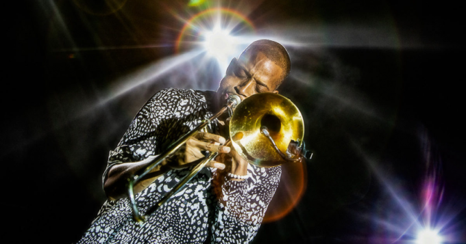 Trombone Shorty's Voodoo Threauxdown at Wolf Trap