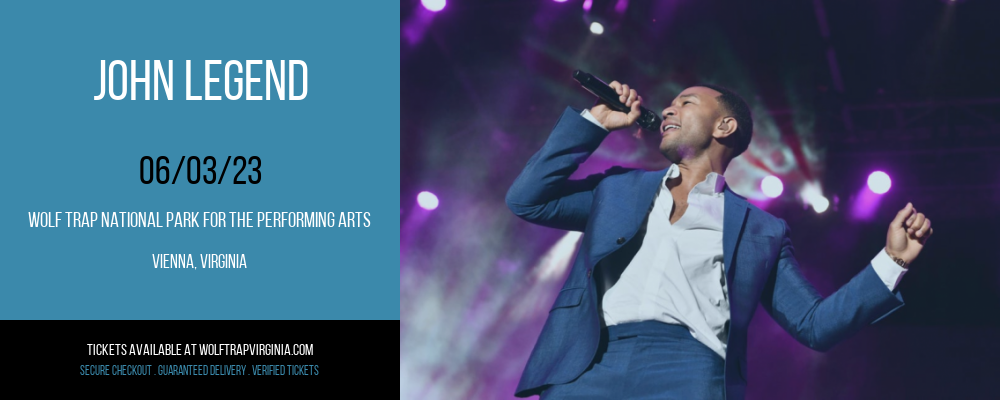 John Legend at Wolf Trap tickets John Legend at Wolf Trap