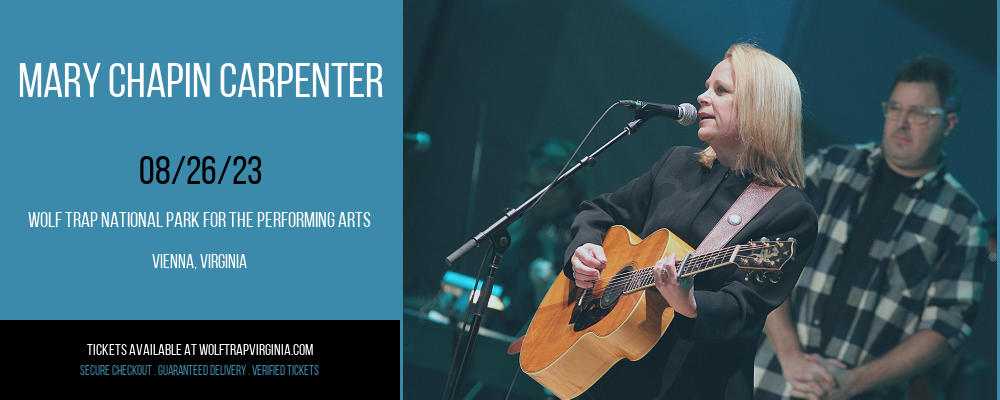 Mary Chapin Carpenter at Wolf Trap tickets Mary Chapin Carpenter at Wolf Trap