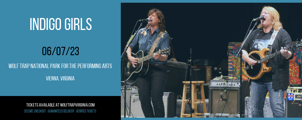 Indigo Girls at Wolf Trap tickets Indigo Girls at Wolf Trap