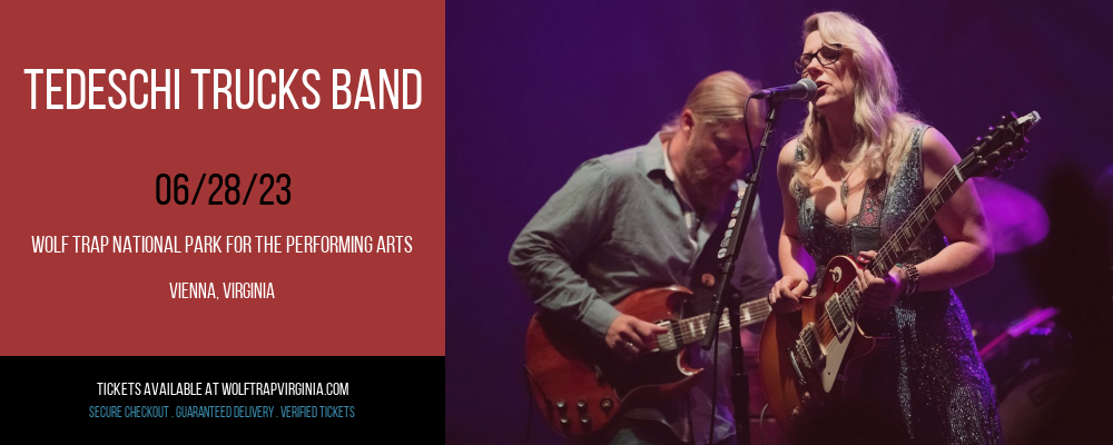 Tedeschi Trucks Band at Wolf Trap tickets Tedeschi Trucks Band at Wolf Trap