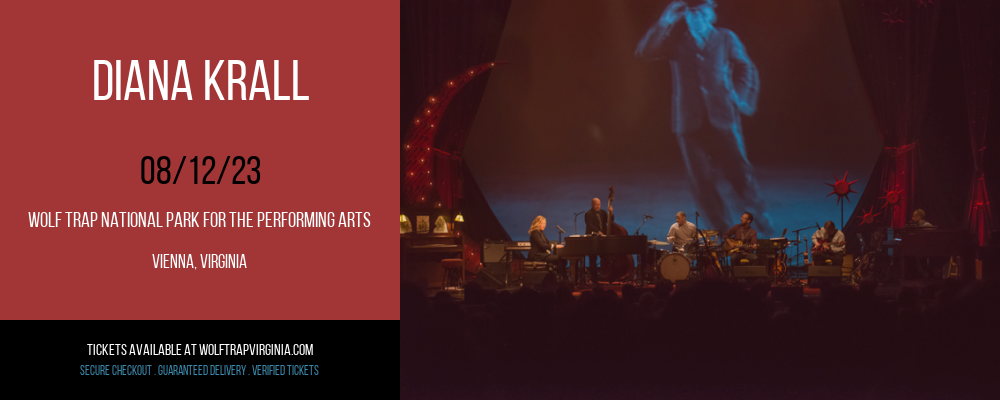Diana Krall at Wolf Trap tickets Diana Krall at Wolf Trap