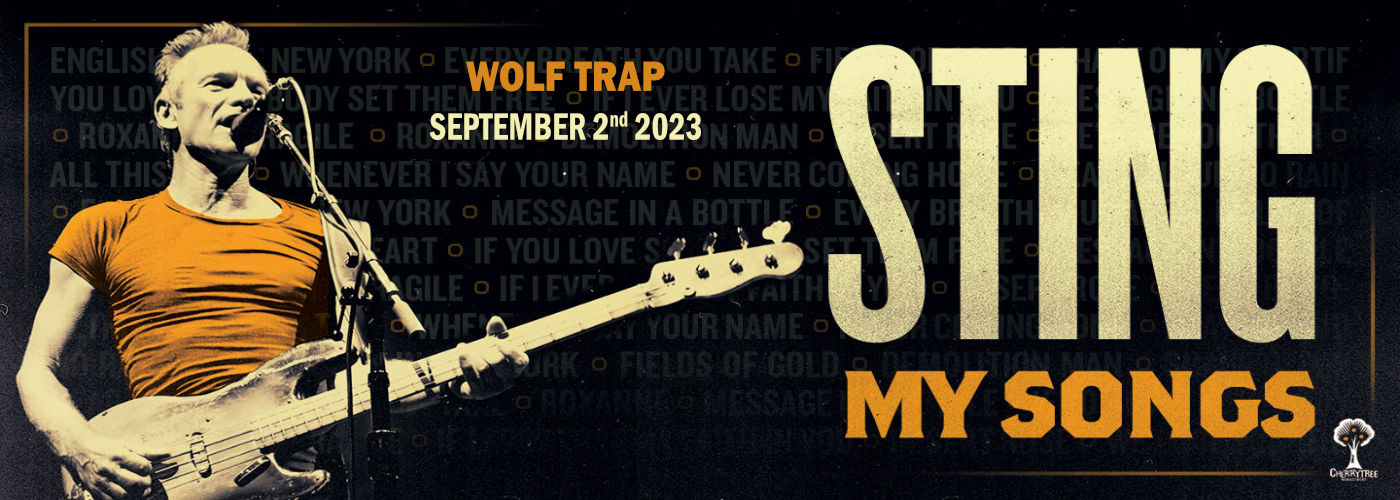 Sting at Wolf Trap tickets Sting at Wolf Trap