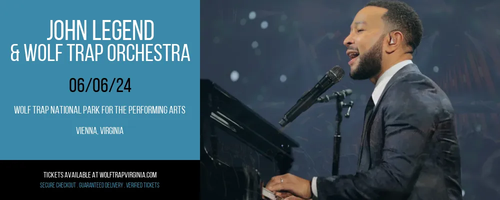 John Legend & Wolf Trap Orchestra at Wolf Trap National Park for the Performing Arts
