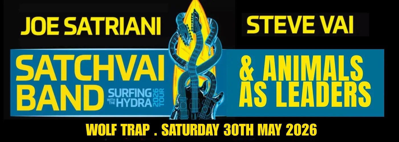 SatchVai Band: Joe Satriani &amp; Steve Vai &amp; Animals As Leaders