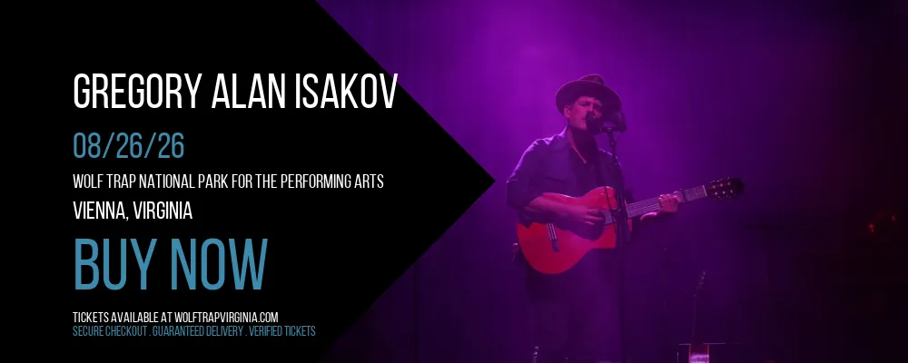 Gregory Alan Isakov at Wolf Trap National Park for the Performing Arts
