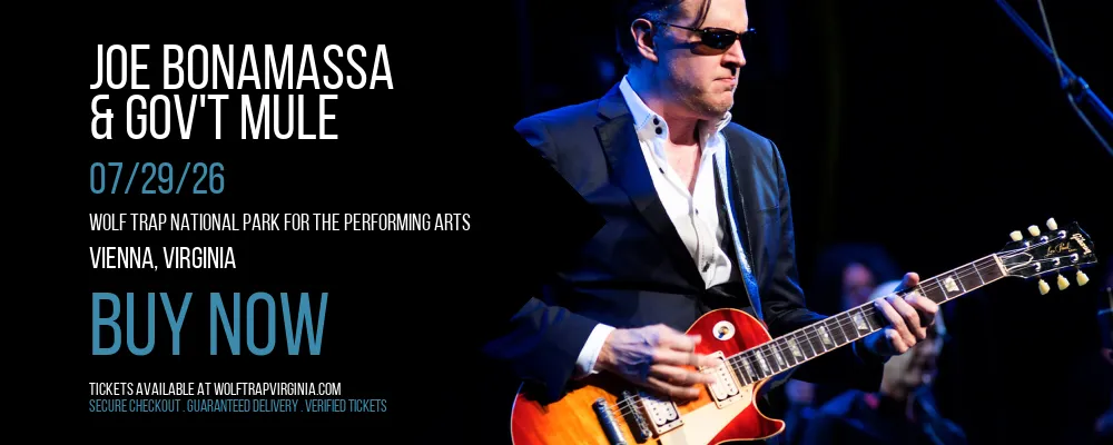 Joe Bonamassa & Gov't Mule at Wolf Trap National Park for the Performing Arts