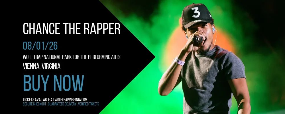 Chance The Rapper at Wolf Trap National Park for the Performing Arts